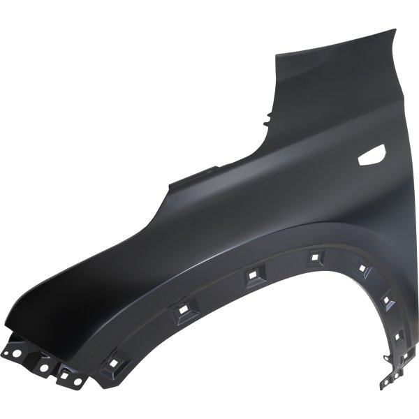 Front Fender for Kia Seltos 2021-2023, LX Model, Left (Driver) Side, Steel, with Side Marker Light Holes, Replacement