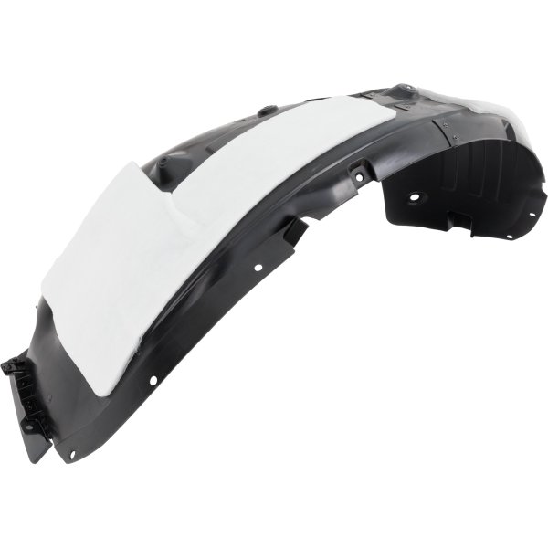 Front Fender Liner for Kia Sorento 2021-2023, Left (Driver), Plastic, Injection Form, Rugged Design Bumper, Excludes Hybrid/Plug-in Models, Replacement