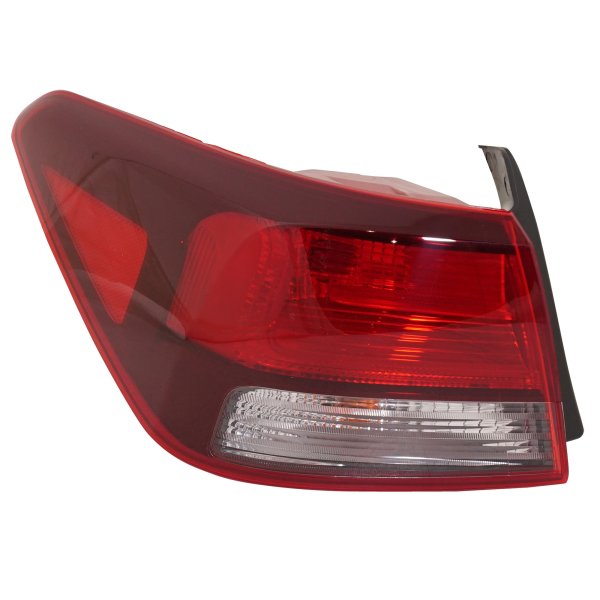 Outer Left (Driver) Tail Light Assembly for KIA RIO Sedan, Halogen, 2018-2023, Replacement