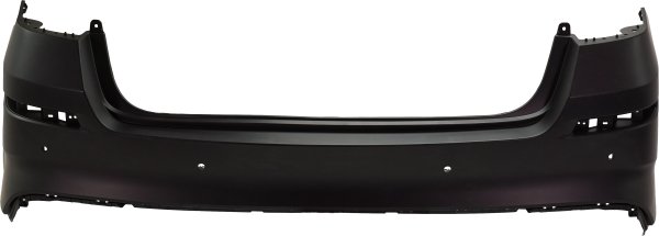 Rear Bumper Cover for Kia Optima 2019-2020, Primed (Ready to Paint), Excluding Hybrid Models, Replacement