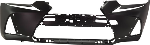Front Bumper Cover for Lexus IS300/IS350 2018-2020, Primed (Ready to Paint), with F Sport Package and Park Distance Sensor Holes, without Headlight Washer Holes, Replacement