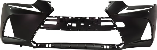 Front Bumper Cover for Lexus IS300/IS350 2018-2020, Primed (Ready to Paint), without F Sport Package, with Park Distance Sensor Holes and Headlight Washer Holes, Replacement