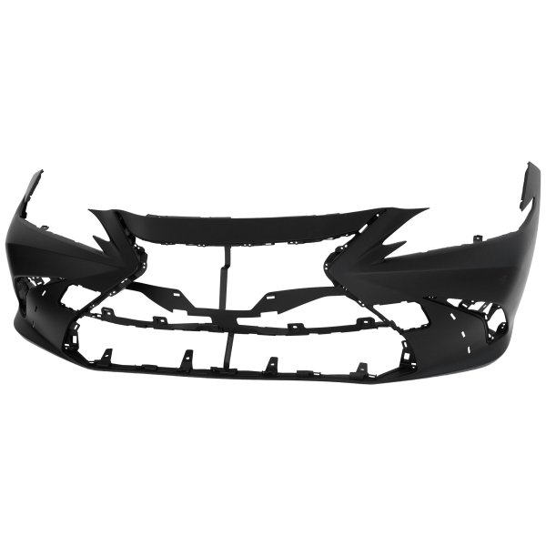 Front Bumper Cover for Lexus ES250 2021-2021 & ES350 2019-2021, Primed (Ready to Paint), With F Sport Package, Without Park Distance Control Sensor Holes, Japan Built Vehicle, Replacement