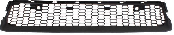 Front Bumper Grille for Lexus GX460 2014-2019, Textured Black with Parking Aid Sensor Holes, Replacement