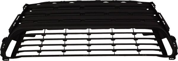 Front Bumper Grille for Lexus IS200T/IS300/IS350 (2017-2020), Textured Dark Gray, Without F Sport Package, Without Park Distance Control Sensor Holes, Replacement