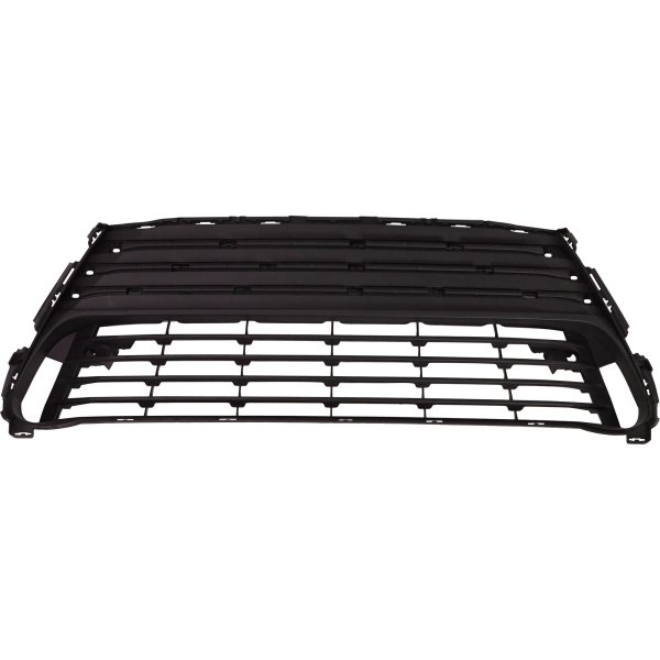 Front Bumper Grille for Lexus IS200T/IS300/IS350 2017-2020, Textured Dark Gray, Without F Sport Package, With Park Distance Control Sensor Holes, Replacement