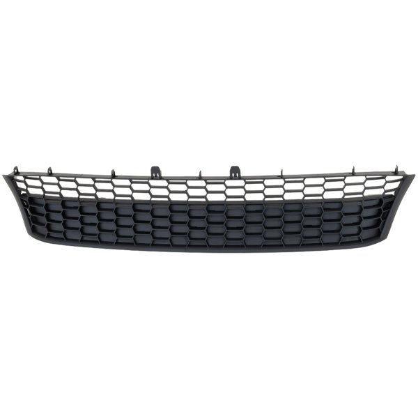 Front Bumper Grille for Lexus RX350/RX450H (2013-2015), Lower Section, Black with F Sport Package, RX350 without Park Assist Sensor Holes, Replacement