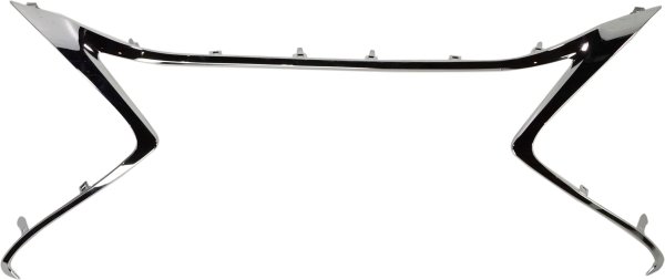 Upper Grille Molding for 2016-2018 Lexus ES300H/ES350, Chrome Finish, Compatible with Japan/North America Built Models, Replacement