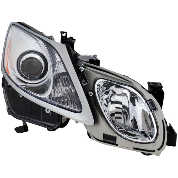Headlight Lens and Housing for Lexus GS350/GS430/GS460 2007-2011 Right (Passenger), Without Adaptive Headlight, Without Headlight Washer Holes, Replacement