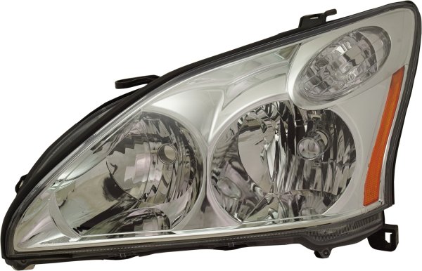 Headlight Lens and Housing for Lexus RX330 (2004-2006), RX400H (2006-2008), RX350 (2007-2009), Left (Driver), Halogen, Japan Built, Replacement