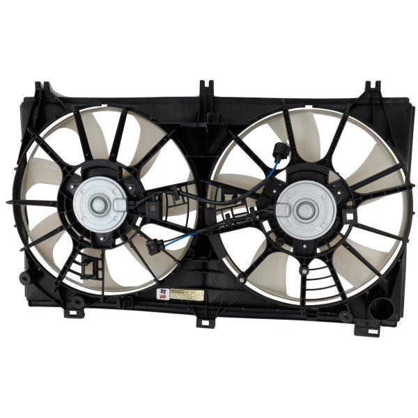Radiator Fan Assembly for Lexus IS300 2016-2021 / IS350 2014-2021, Dual, 3.5L Engine, Excludes C Models, Replacement