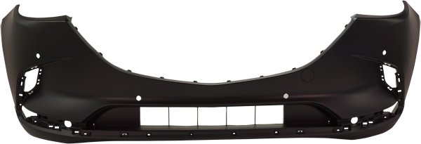 Front Bumper Cover for Mazda CX-9 2018-2023, Primed (Ready to Paint), with Parking Aid Sensor Holes, Replacement