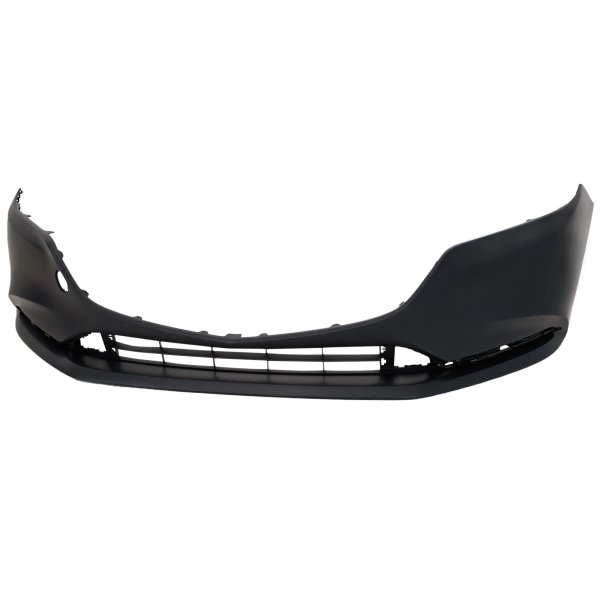 Front Bumper Cover for Mazda 6, 2018-2021, Primed (Ready to Paint), Without Parking Aid Sensor Holes, Replacement