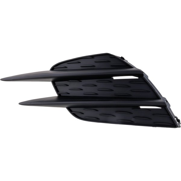 Front Bumper Grille for Mercedes-Benz A220 2019-2022, Left (Driver) Side, Outer, Textured Black, with AMG Package, Replacement