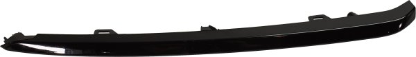 Front Bumper Molding for Mazda 6, 2018-2021, Right (Passenger), Lower Section, Gloss Black, Replacement