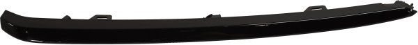 Front Bumper Molding for Mazda 6 (2018-2021), Lower Position, Gloss Black, Left (Driver) Side, Replacement