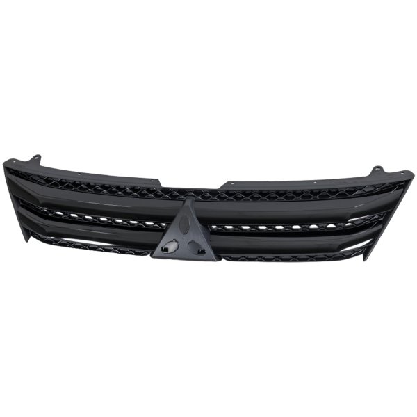 Black Shell Grille with Black Insert for Mitsubishi Eclipse Cross 2018-2020, Replacement
