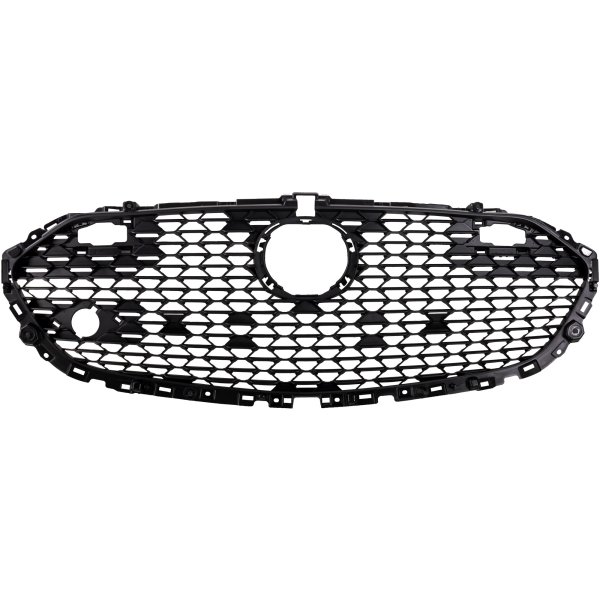 Textured Gray Shell and Insert Grille for 2019-2023 Mazda 3 Sedan, Built for Japan/Mexico Vehicles, Replacement