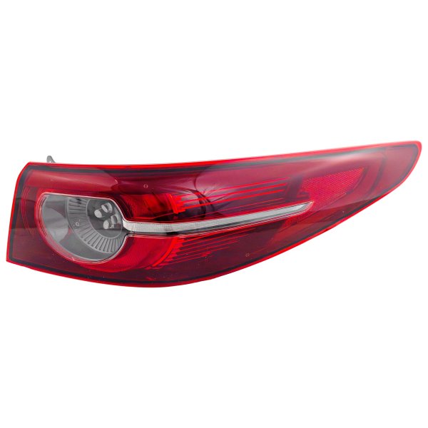 LED Tail Light Assembly for Mazda 3 Sedan 2019-2021, Right (Passenger) Outer with Signature Lighting, Replacement