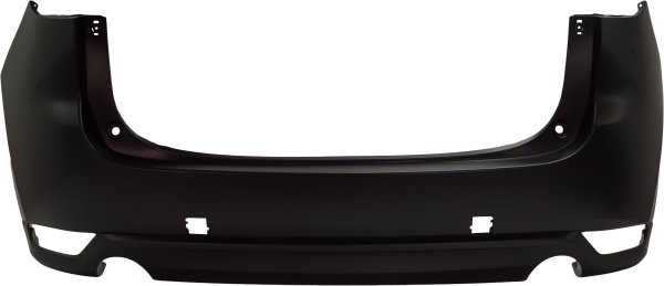Rear Bumper Cover for Mazda CX-5 2017-2021, Primed (Ready to Paint), Suitable for 2019-2021 Models without Parking Aid Sensor Holes, Replacement