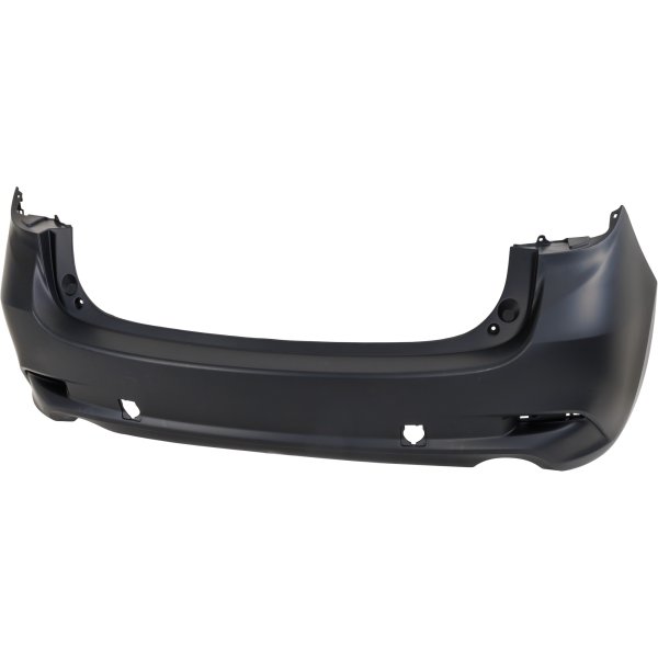 Rear Bumper Cover for MAZDA 3 Hatchback, 2017-2018, Primed (Ready to Paint), Suitable for Mexico Built Vehicle, Replacement