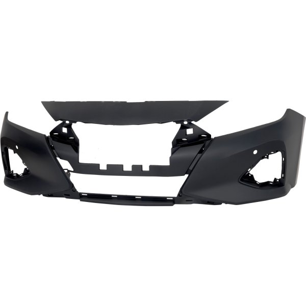 Front Bumper Cover for Nissan Maxima 2019-2023, Primed (Ready to Paint), Without Premium Package, SR/SL Model, Replacement
