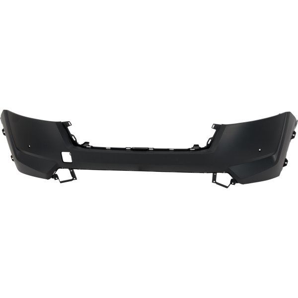 Upper Front Bumper Cover for Nissan Pathfinder 2022-2024, Primed (Ready to Paint), with Parking Distance Control Sensor Holes, Replacement