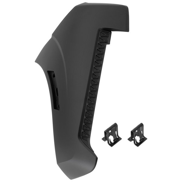 Front Bumper End Right (Passenger) for Nissan Frontier 22-22, Primed (Ready to Paint), S/SV Models, Crew/Extended Cab, Replacement