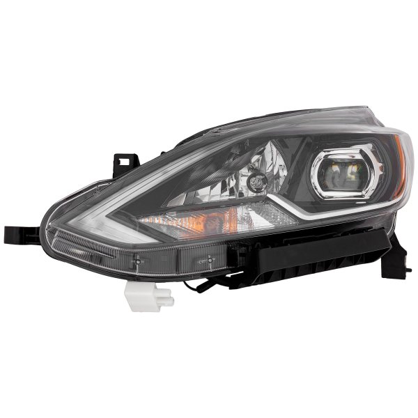 Headlight Assembly for Nissan Sentra 2016-2017, Left (Driver) Side, LED Light, Replacement