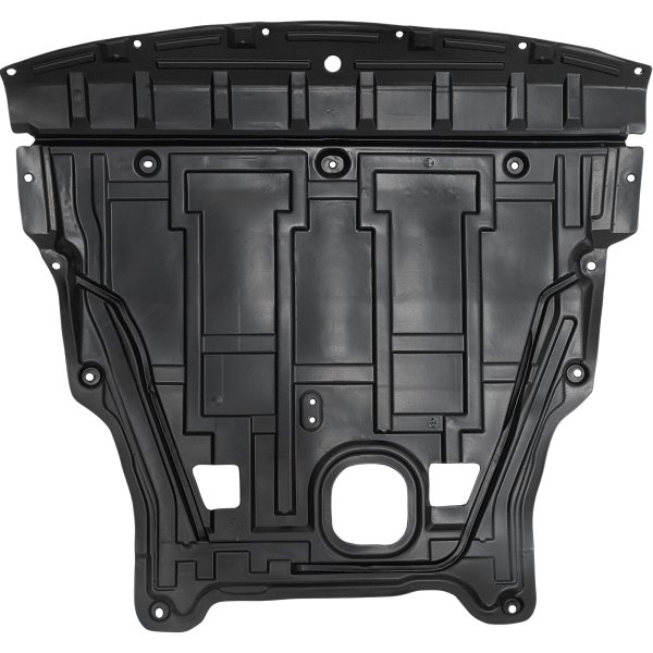 Engine Splash Shield for Nissan Rogue Sport 2017-2021, Front Position, Textured Black Finish, Replacement