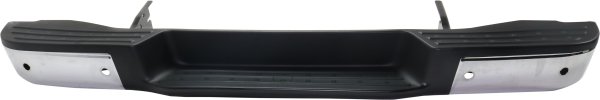 Step Bumper Face Bar and Pad for NV Series Full Size Van (2012-2021), w/ Pad Provision, w/o Mounting Bracket, Chrome, for Cargo Van/Passenger Van, SL/SV Models, Replacement