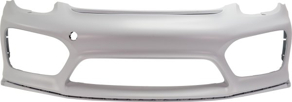 Front Bumper Cover for Porsche Cayman 2016-2016 GT4 Model, Primed (Ready to Paint), with Headlight Washer, without Park Distance Control, Replacement