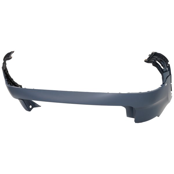 Rear Bumper Cover for Porsche Cayenne 2019-2022, Upper Section, Primed (Ready to Paint), with Parking Assist Sensor Holes, Replacement