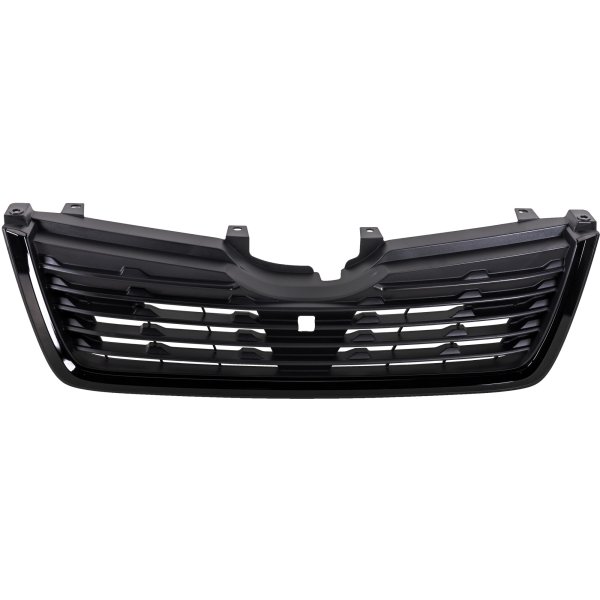 Grille for 2019 Forester Sport Model, Painted Black Shell with Textured Black Insert, Replacement