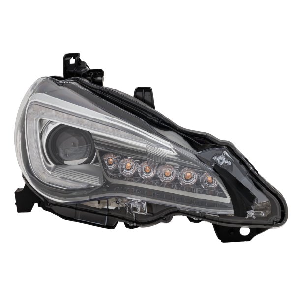 LED Headlight Assembly for Subaru BRZ 2017-2020, Right (Passenger), Without Logo, Replacement