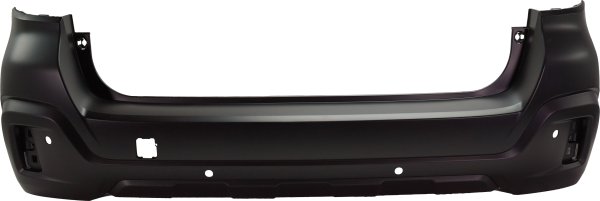 Rear Bumper Cover for Subaru Outback 2018-2019, Primed (Ready to Paint), with Object Sensor Holes, Replacement