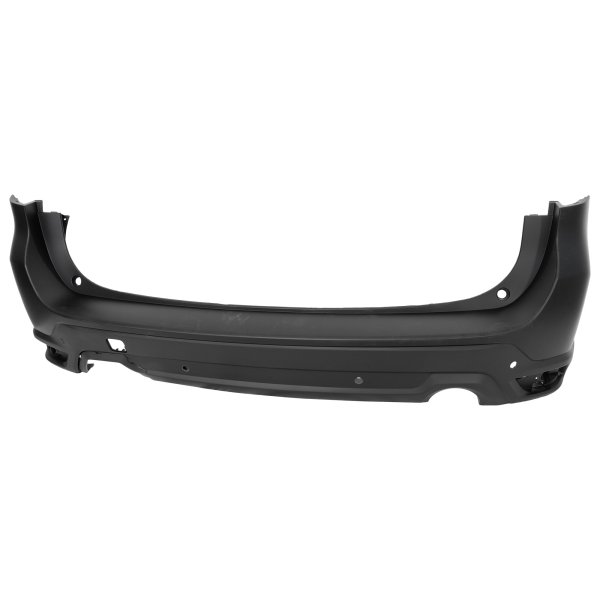 Rear Bumper Cover for Subaru Forester 2019-2023, Primed (Ready to Paint), for Base, Convenience, Limited, Premium Models with Object Sensor Holes, Replacement