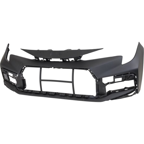 Front Bumper Cover for Toyota Corolla 2020-2022, Primed (Ready to Paint), Japan Built Vehicle, Specifically for SE/XSE Models, Sedan, without APEX Edition, Replacement
