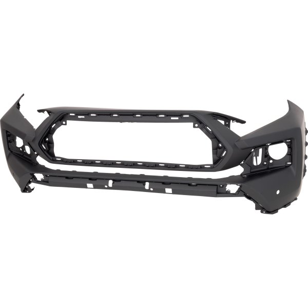 Front Bumper Cover for Toyota RAV4 2019-2023, Primed (Ready to Paint), Suitable for Adventure/Trail/TRD Off-Road Models, for Japan-Built Vehicles, with Parking Aid Sensor Holes, Replacement