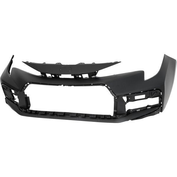 Front Bumper Cover for Toyota Corolla 2020-2024, Primed (Ready to Paint), Excluding APEX Edition, North America Built Vehicle, SE/XSE Models, Sedan, Replacement