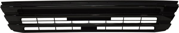 Front Bumper Grille for Toyota Highlander 2017-2019, Black Molding, Without Around View Monitor, Excludes Hybrid Model, Replacement