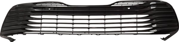 Front Bumper Grille for Toyota Camry Hybrid XLE Model 2018-2020, Painted Silver Gray, with Parking Aid Sensor Holes, Replacement