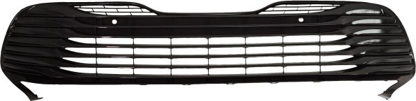 Front Bumper Grille for Toyota Camry 2018-2020 XLE Model, Painted Silver Gray, with Parking Aid Sensor Holes, Replacement