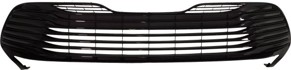 Front Bumper Grille for Toyota Camry 2018-2020, Painted Silver Black, Designed for L/LE Models, Built for North America, Replacement