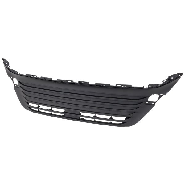 Front Bumper Grille Lower Cover for 2021-2023 Toyota Venza LE Model, Textured Black Finish, Without Camera Hole, Replacement