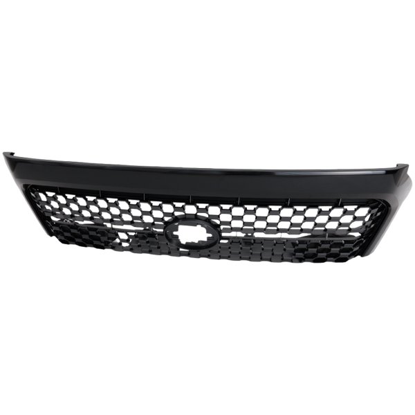 Grille for Toyota Tundra 2018-2021, Nightshade Edition and Trail Pkg, Black Frame and Black Insert with Emblem Provision, Replacement
