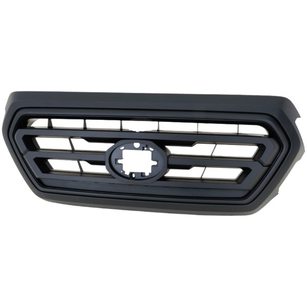 Upper Grille for 2018-2022 Tacoma SR Model, Primed (Ready to Paint) Black Shell and Insert with Front Emblem, Replacement