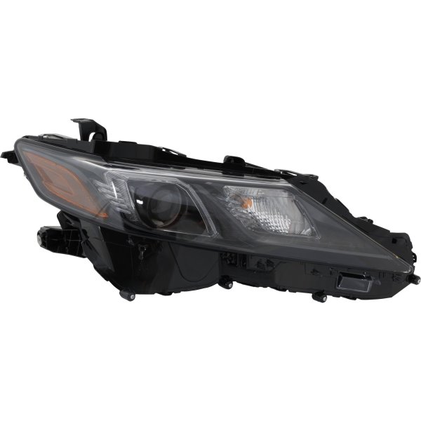 Headlight Assembly for Toyota Camry 2018-2022 Right (Passenger), Halogen, XSE, with TRD Package/SE/TRD, Without LED Signal Light, North America Built Vehicle, (Hybrid SE 2021-2021) Models, Replacement