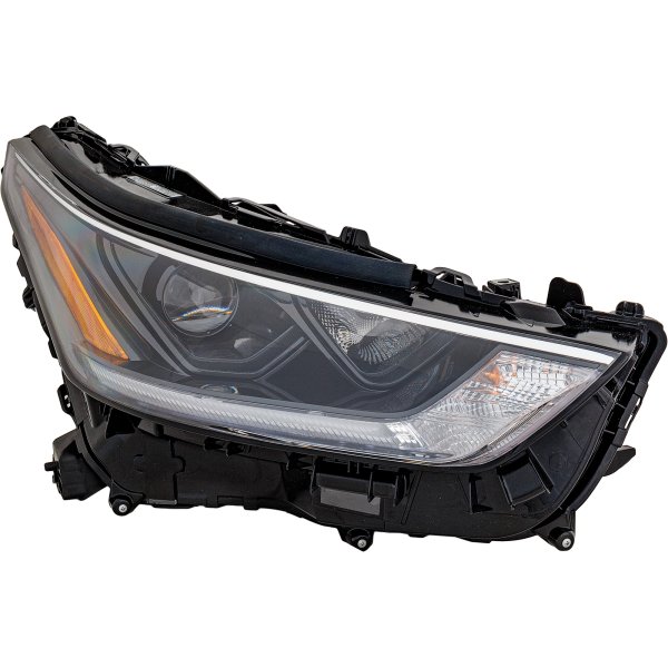 LED Headlight Assembly for 2021 Toyota Highlander L, LE, XLE, Hybrid Models, Right (Passenger) Side, Replacement