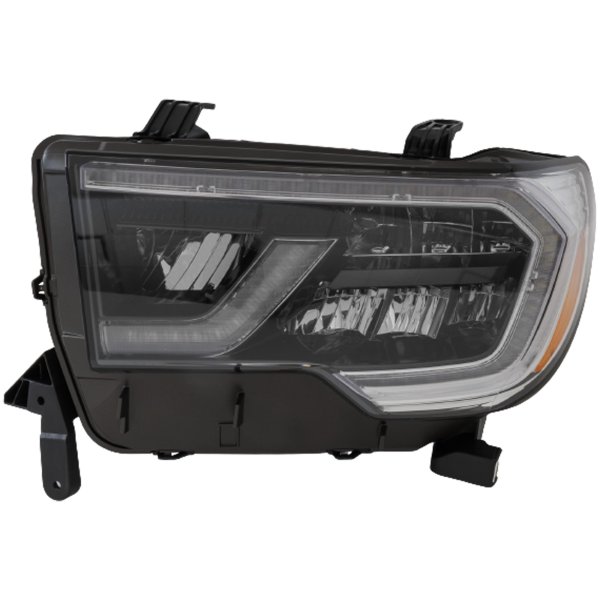 Headlight Assembly for Toyota Sequoia Platinum Model, LED, Left (Driver), 2018-2022, Replacement